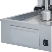 AKS-MKEB-02 | Machine à kebab électrique 2 feux – 20 kg – moteur inférieur – vue 2