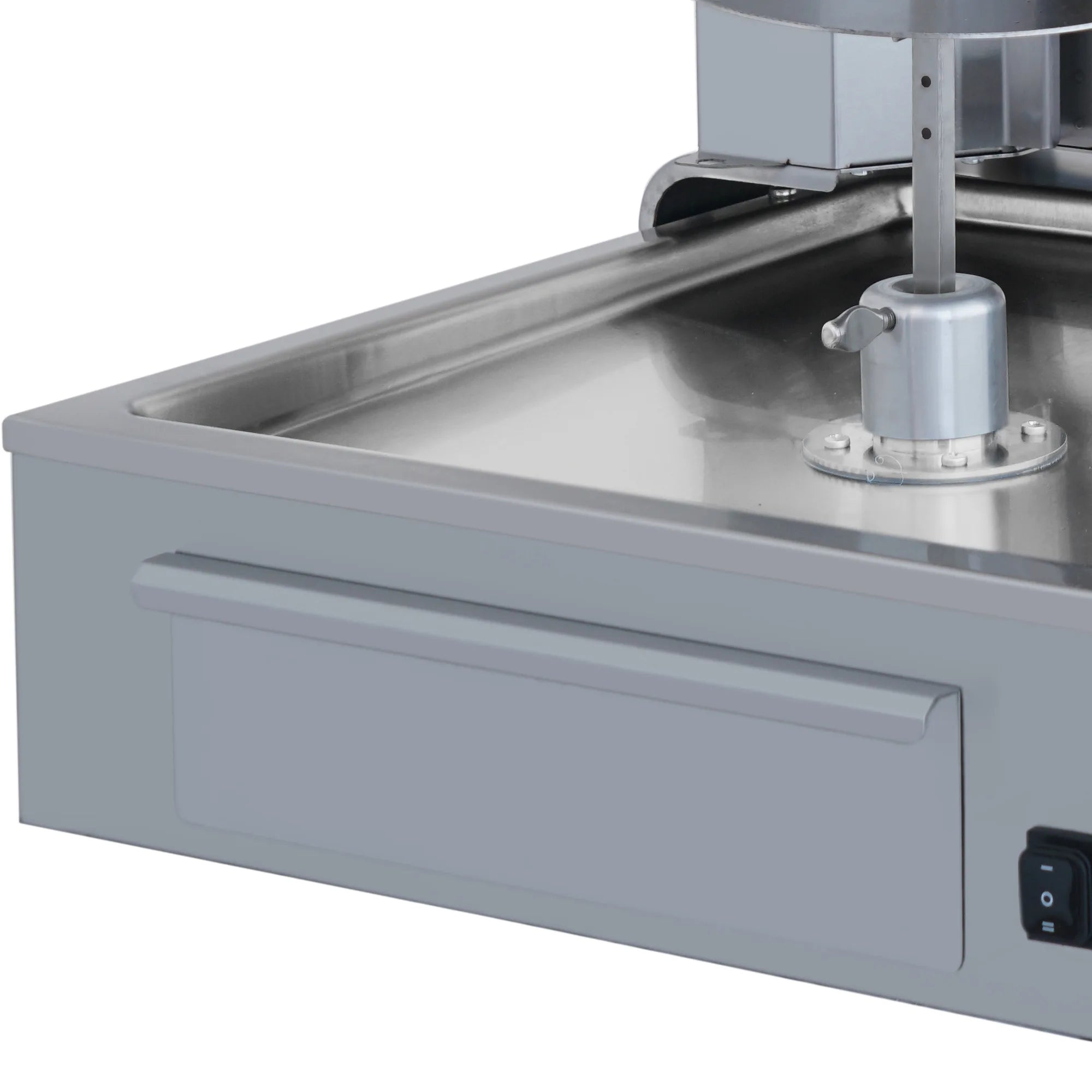 AKS-MKGB-03 | Machine à kebab à gaz 3 feux – 40 kg – moteur inférieur – vue 2
