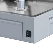 AKS-MKGB-03 | Machine à kebab à gaz 3 feux – 40 kg – moteur inférieur – vue 9