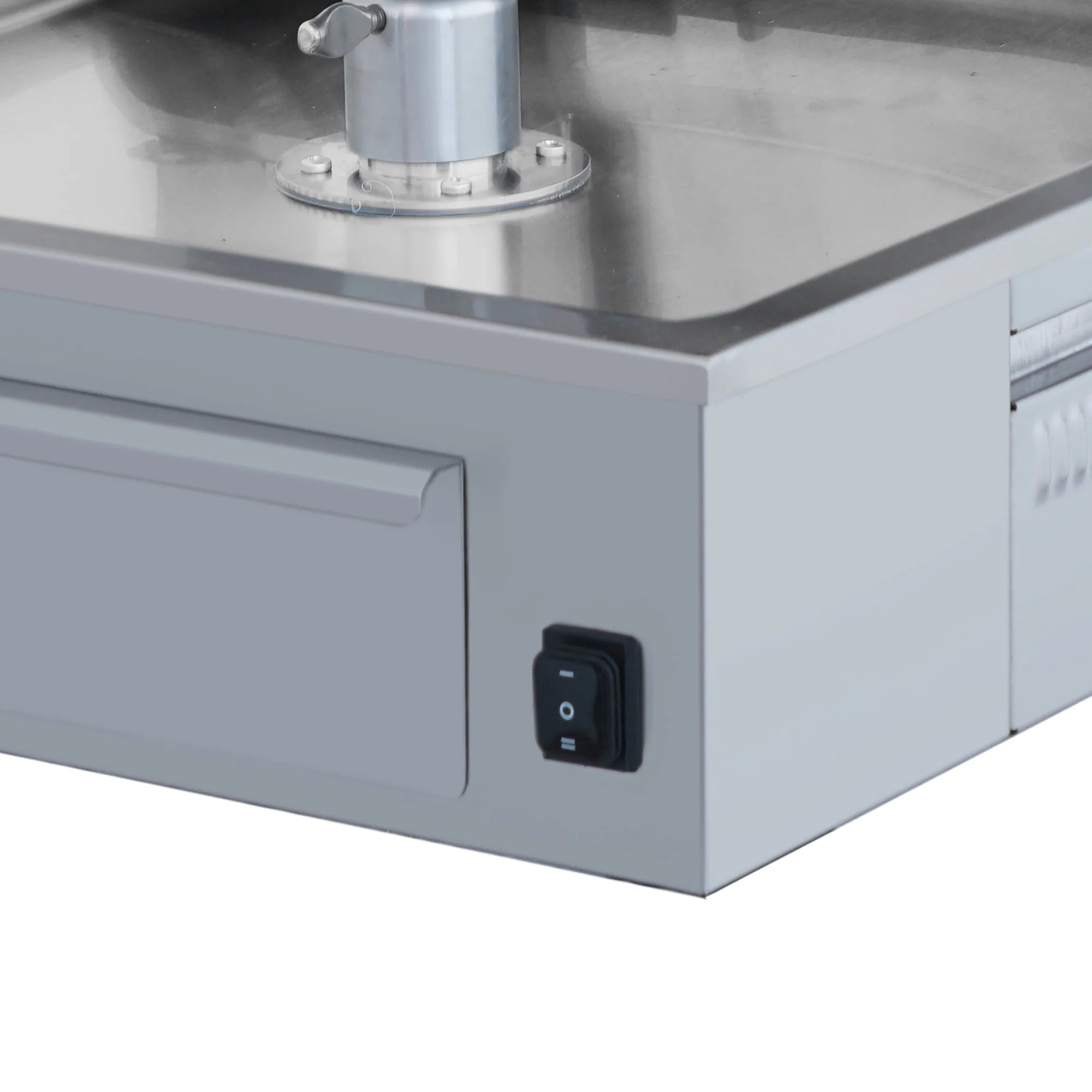 AKS-MKGB-03 | Machine à kebab à gaz 3 feux – 40 kg – moteur inférieur – vue 9