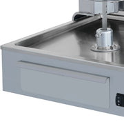 AKS-MKGB-04 | Machine à kebab à gaz 4 feux – 70 kg – moteur inférieur – vue 2