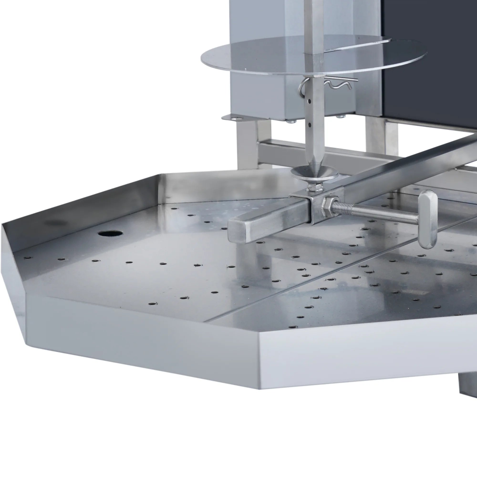 AKS-MKEH-03 | Machine à kebab électrique 3 feux – 30 kg – moteur supérieur – vue 2