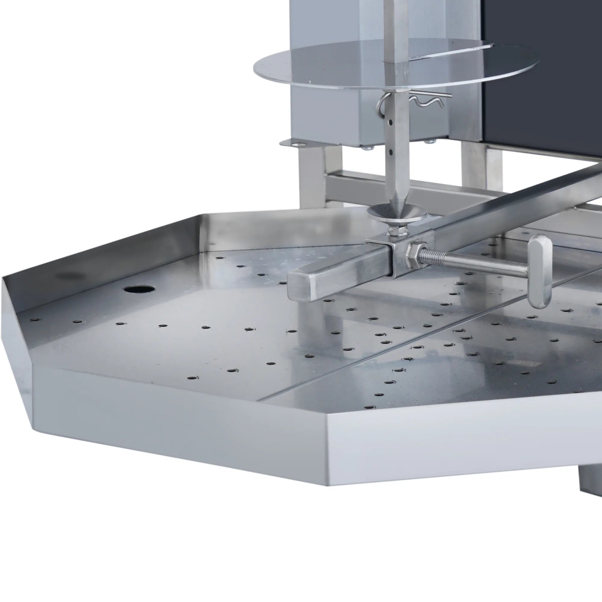 AKS-MKEH-02 | Machine à kebab électrique 2 feux – 15 kg – moteur supérieur – vue 2