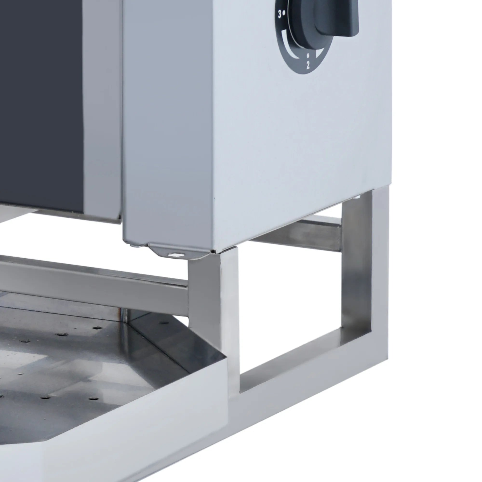 AKS-MKEH-02 | Machine à kebab électrique 2 feux – 15 kg – moteur supérieur – vue 7