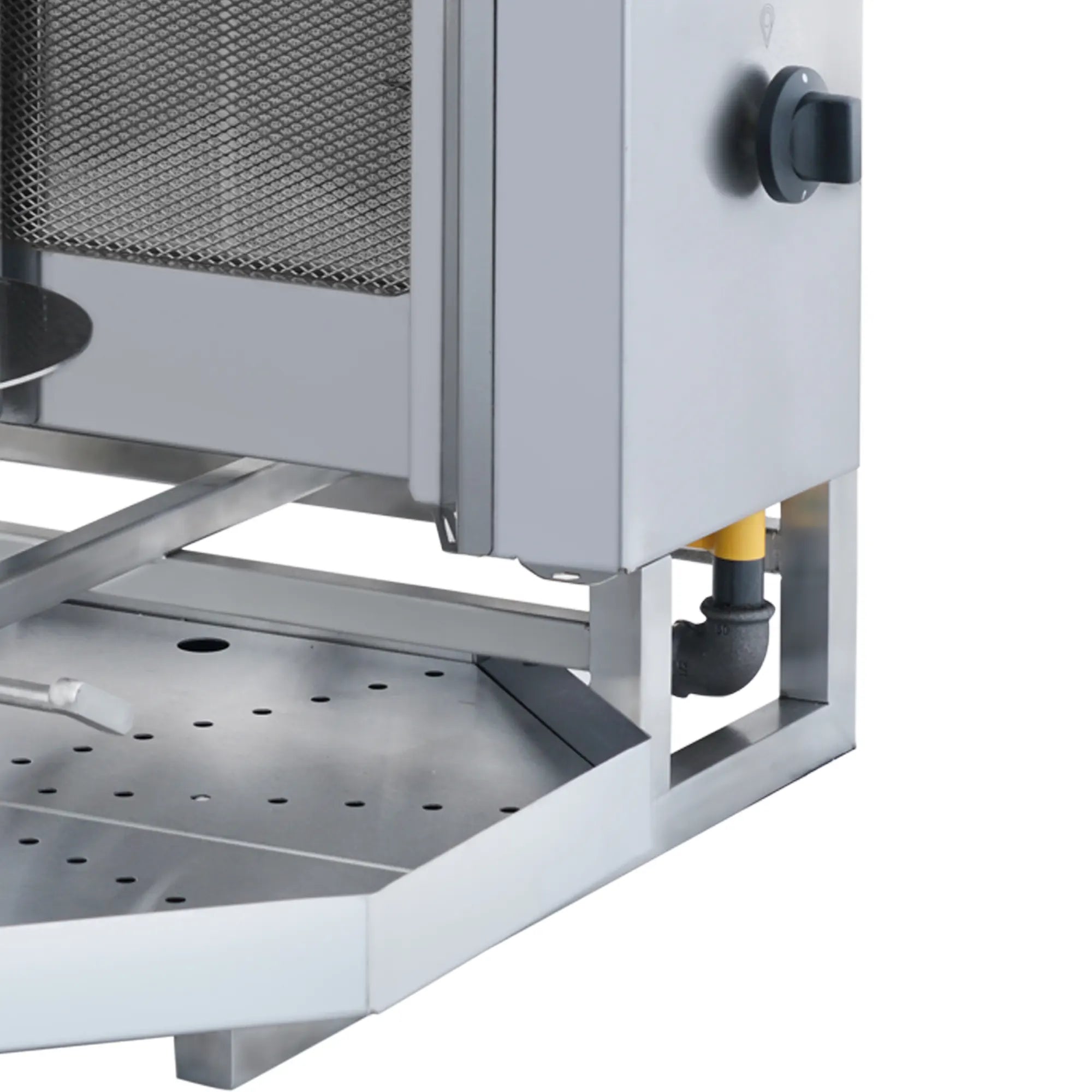 AKS-MKGH-04 | Machine à kebab à gaz 4 feux – 50 kg – moteur supérieur – vue 4