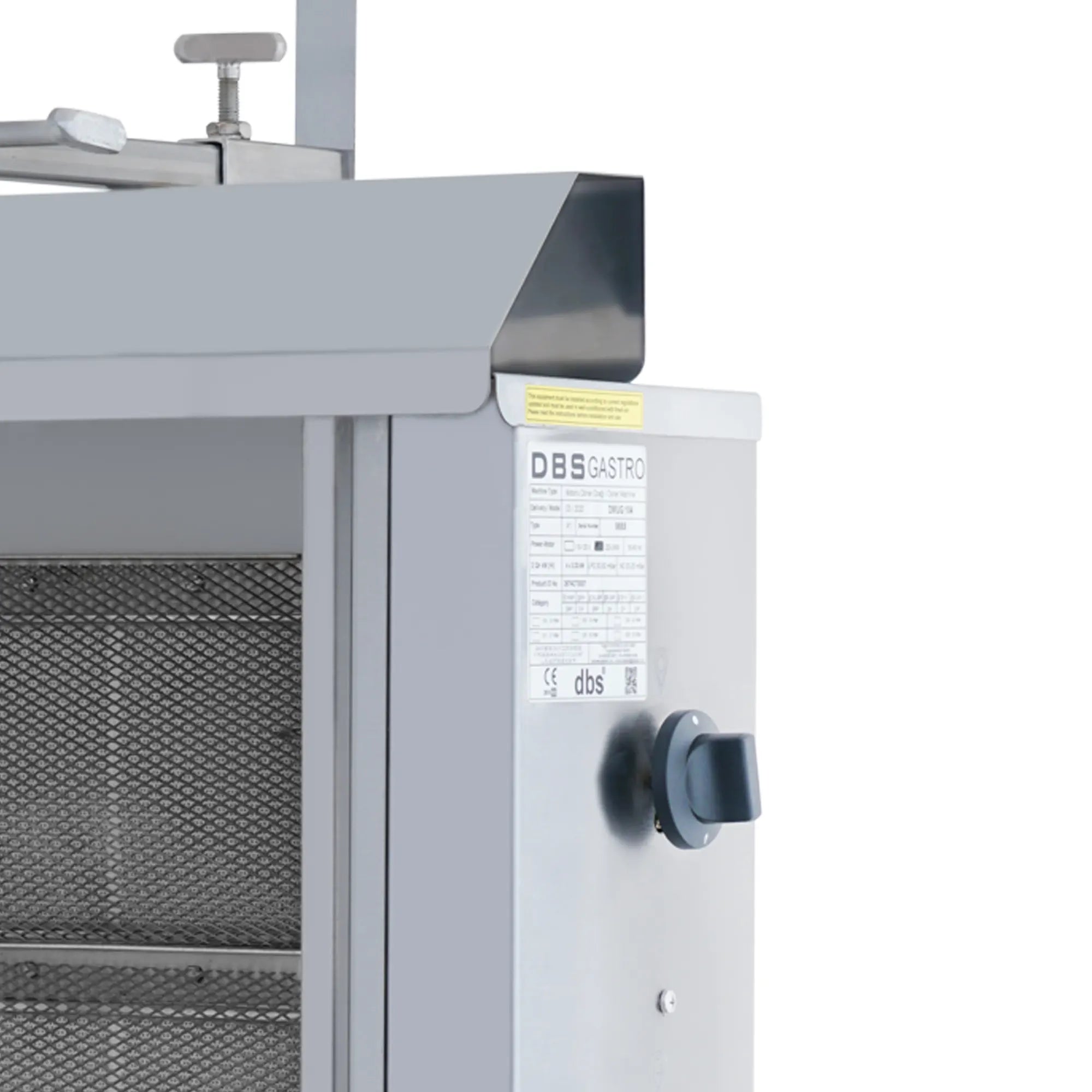AKS-MKGH-04 | Machine à kebab à gaz 4 feux – 50 kg – moteur supérieur – vue 6