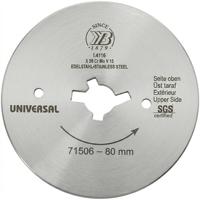 Lame Lisse Ø80 mm pour Couteau à Kebab JET 80 - AKSORA