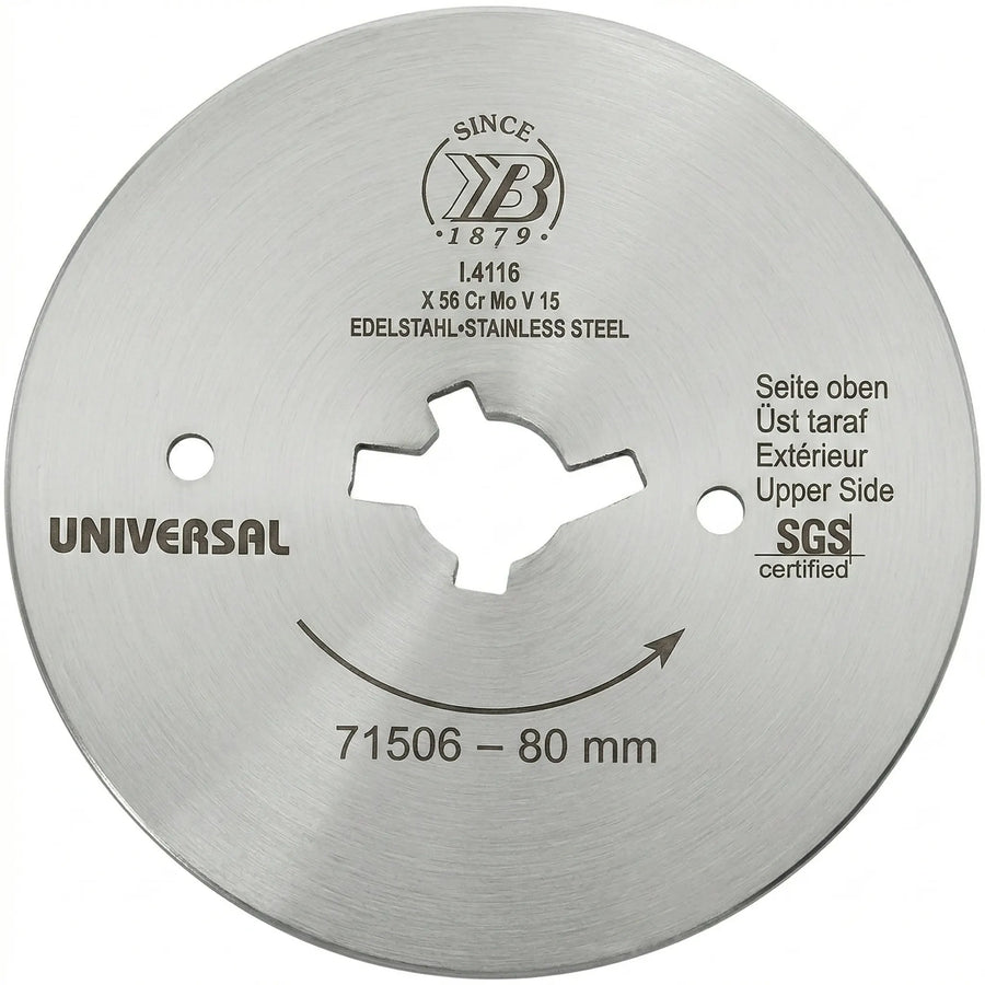 Lame Lisse Ø80 mm pour Couteau à Kebab JET 80 - AKSORA