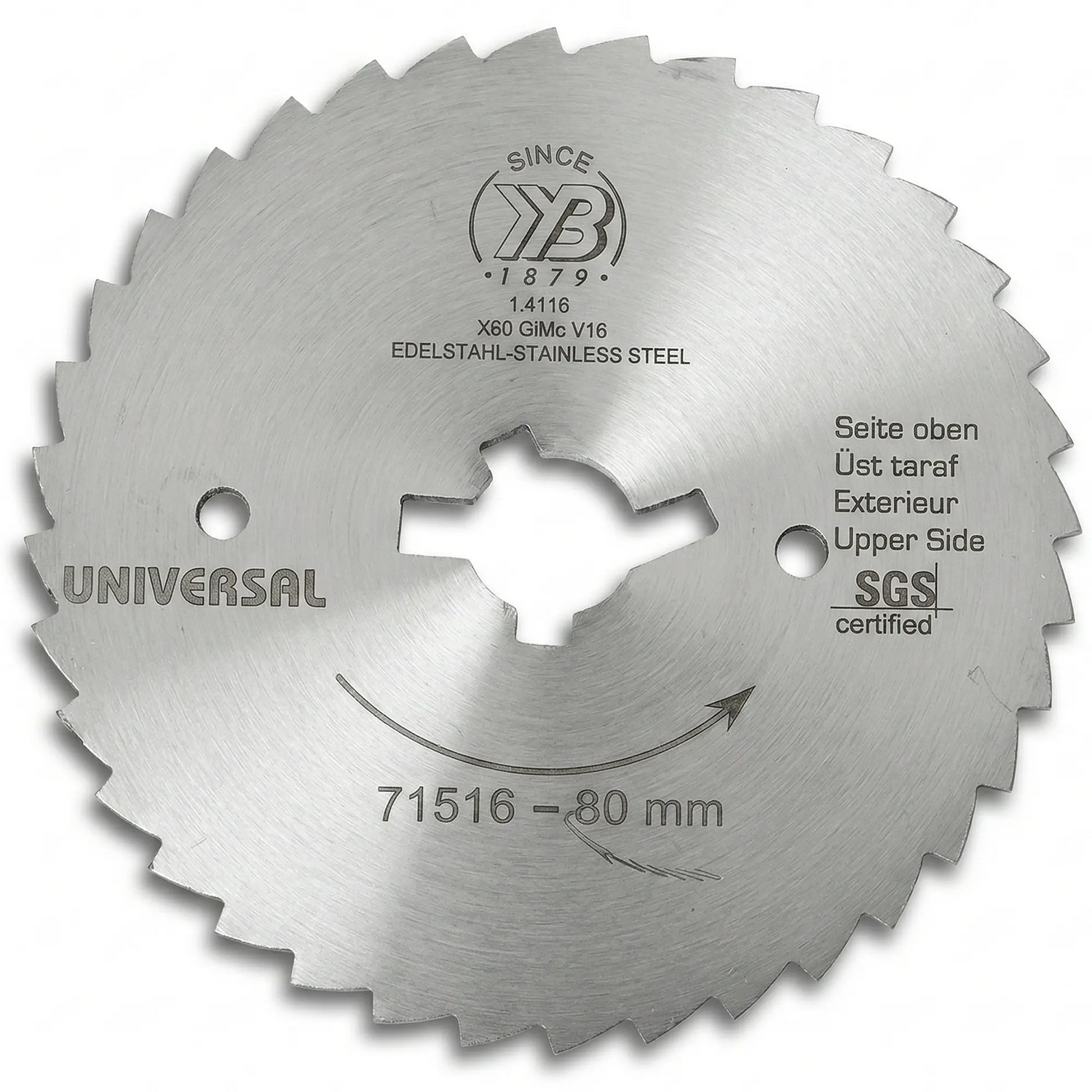 Lame Dentée Ø80 mm pour Couteau à Kebab JET 80 - AKSORA