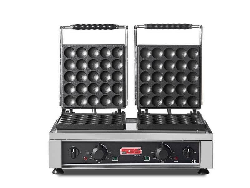 Gaufrier double bubble professionnel – 2,2 kW