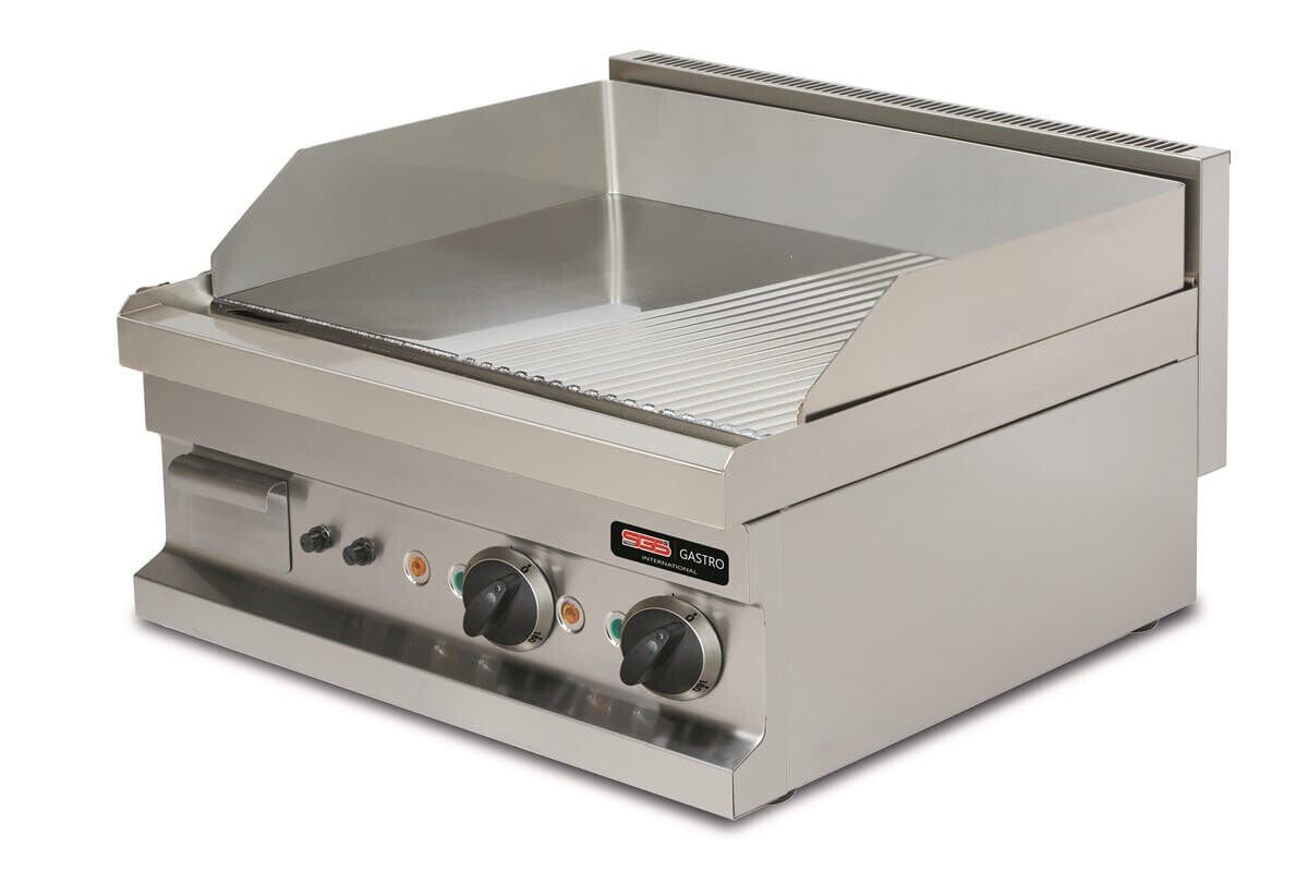 Plaque de cuisson électrique lisse/rainurée 9,6 kW - SGS-EG606SG - image 1