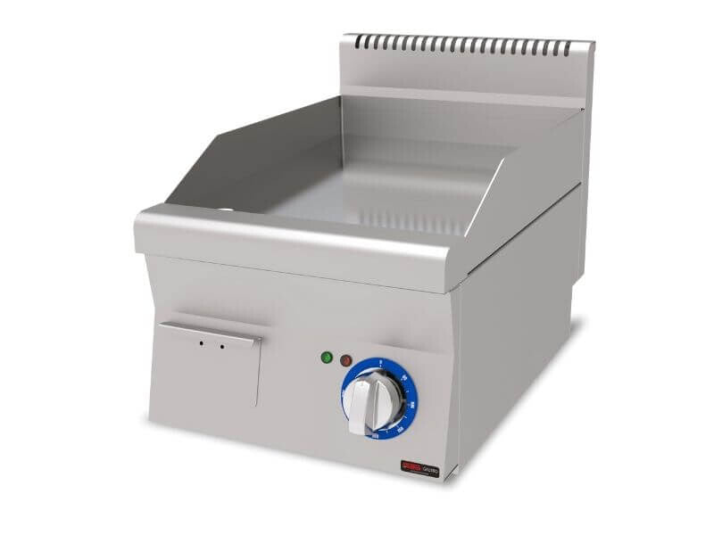 Plaque de cuisson électrique chrome dur – lisse – 4,5 kW – Série 600 - SGS-AEI-460-CR