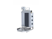 Gril à kebab électrique professionnel – 3 brûleurs – 30 kg – moteur haut