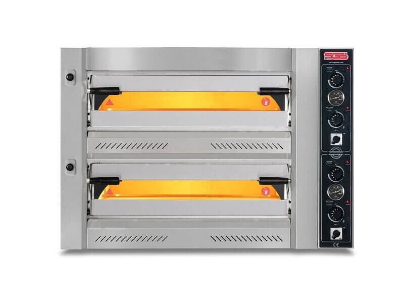 Four à pizza électrique professionnel – 4+4 34 cm