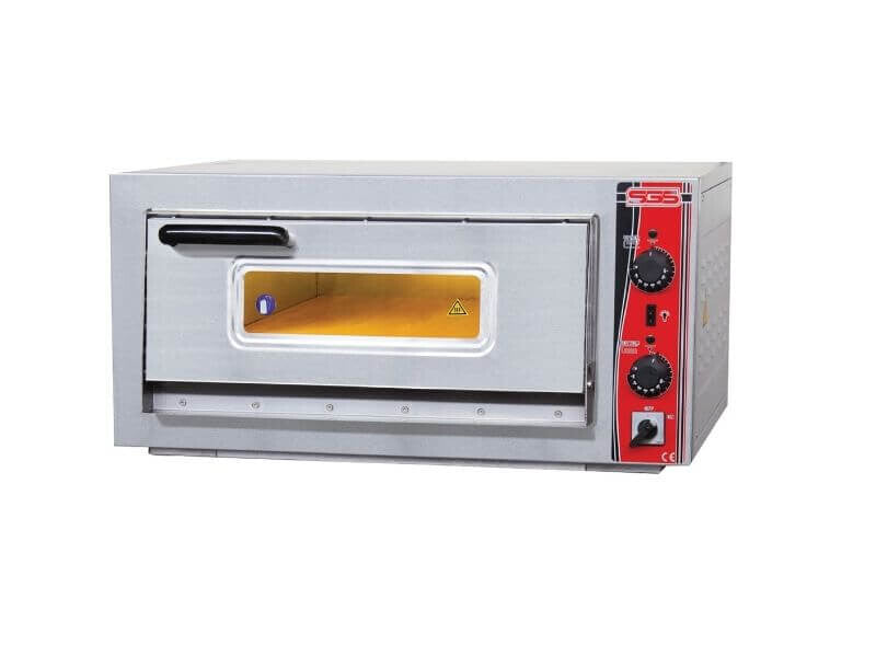 Four à pizza électrique professionnel – 1 pizzas Ø 39 cm – 3,5 kW