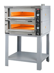 Four à pizza électrique – 4+4 pizzas Ø 34 cm – sole en chamotte - SGS-PO 7070 DE/FS - image 8