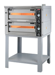 Four à pizza électrique – 4+4 pizzas Ø 34 cm – sole en chamotte - SGS-PO 7070 DE/FS - image 9