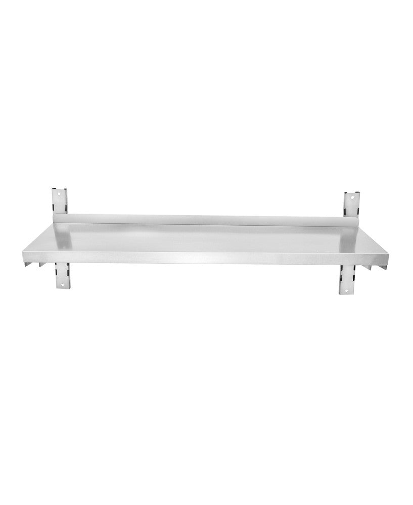 Étagère murale en inox de 1000 mm de longueur, 300 mm de profondeur et 350 mm de hauteur, de la marque Cuistance.