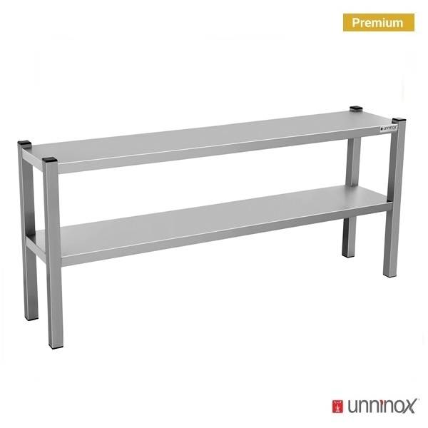 ETAGERE 2 NIVEAUS 1200x300xH650mm - Unninox