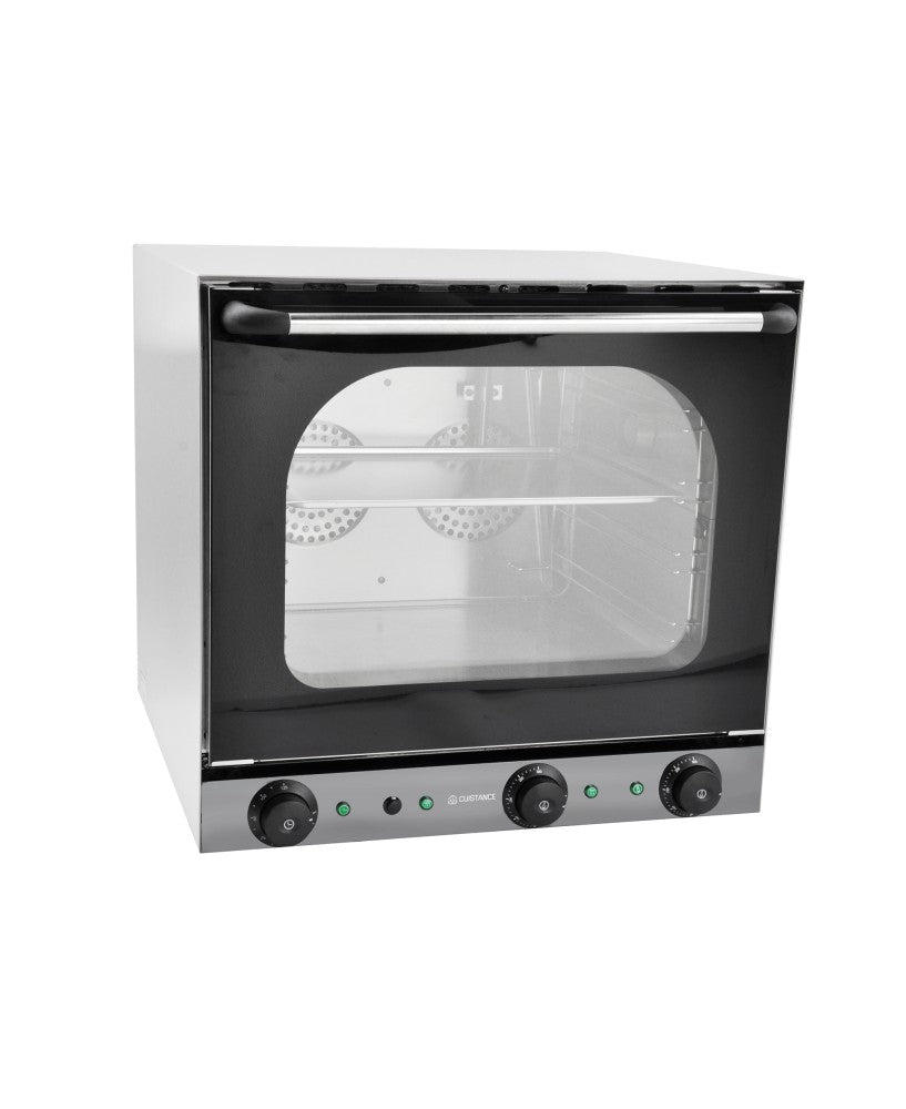 Four à convection Cuistance avec humidificateur, dimensions L 595 × P 530 × H 570 mm, appareil de cuisson professionnel.