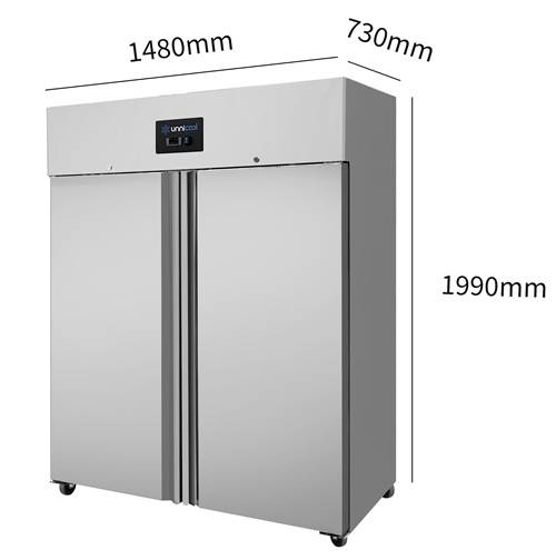 Refrigerator – 2 portes – 1200Ltr - Unninox - image 2