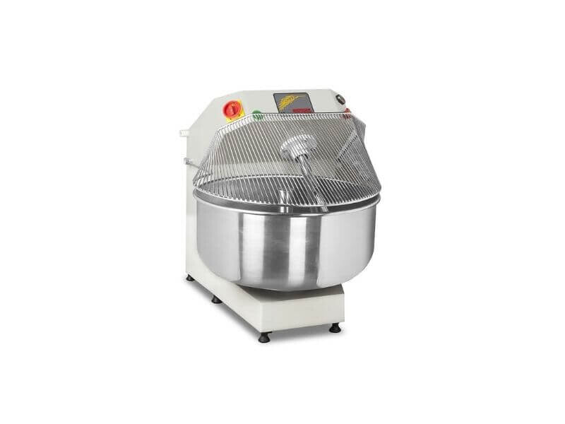 Pétrin professionnel SGS Gastro à fourche classique, 20 L, 7 kg de pâte, une vitesse, utilisé en cuisine commerciale.