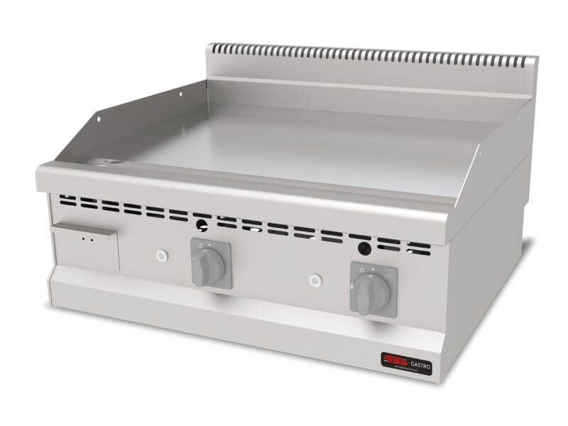 Plaque à snacker gaz lisse – 12,6 kW – Série 700