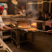 Four tunnel à pizza gaz – avec support - SGS-PO-K 50-G - image 2