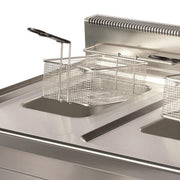 Friteuse gaz professionnelle 2 x 10 L avec robinet de vidange - SGS-GF722 - image 2