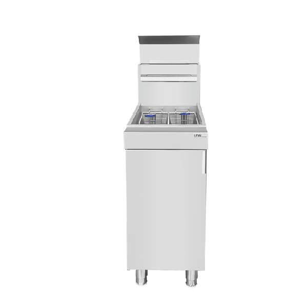 gaz Deep Fryer – 21 Liters – 26.4 kW – NATURAL gaz - Unninox