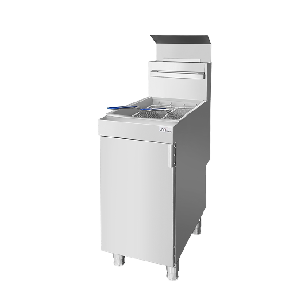 gaz Deep Fryer – 21 Liters – 26.4 kW – NATURAL gaz - Unninox - image 2