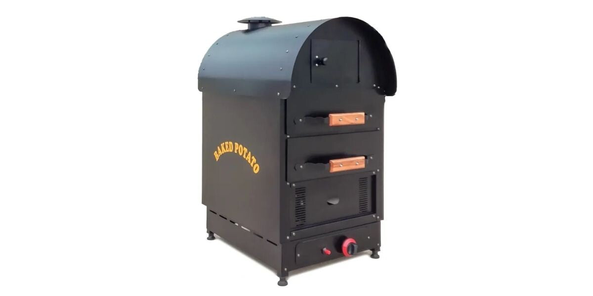 Four à pommes de terre kumpir gaz 2 tiroirs – 4,9 kW - SGS-KFG-020 - image 1