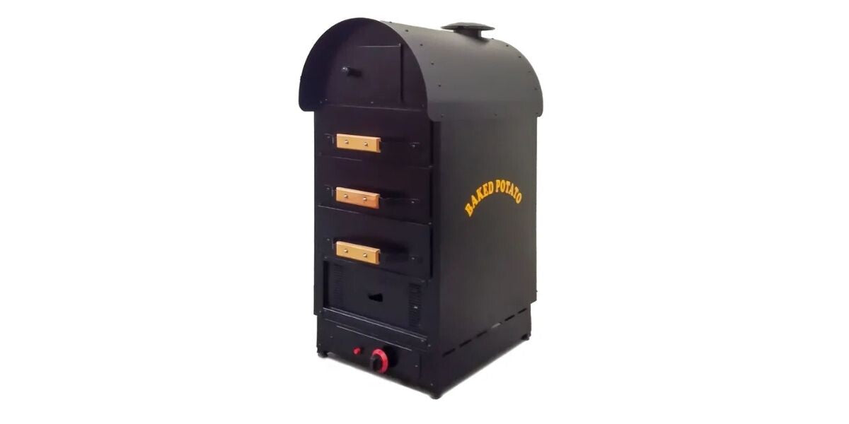 Four à pommes de terre kumpir gaz 3 tiroirs – 4,9 kW - SGS-KFG-030 - image 1