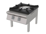 Réchaud bas gaz professionnel 2 brûleurs 19,5 kW - SGS-AYOG-60 - image 1