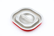 Gastronorm lid - 1/6 GN - stainless steel - airtight seal