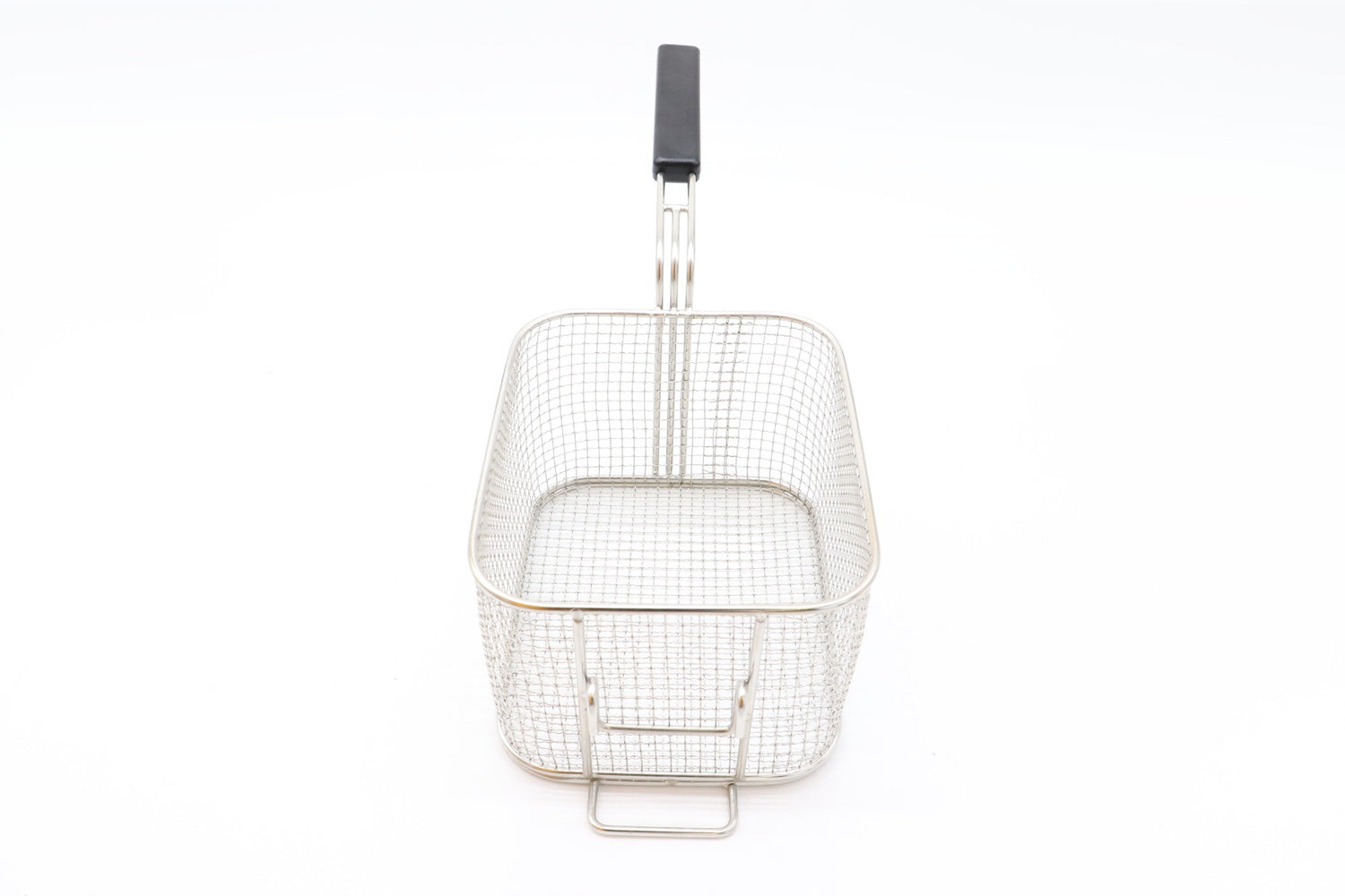Friteuse à induction Maxima 8L avec panier de friture complet, vue de l'appareil et du panier en acier inoxydable.