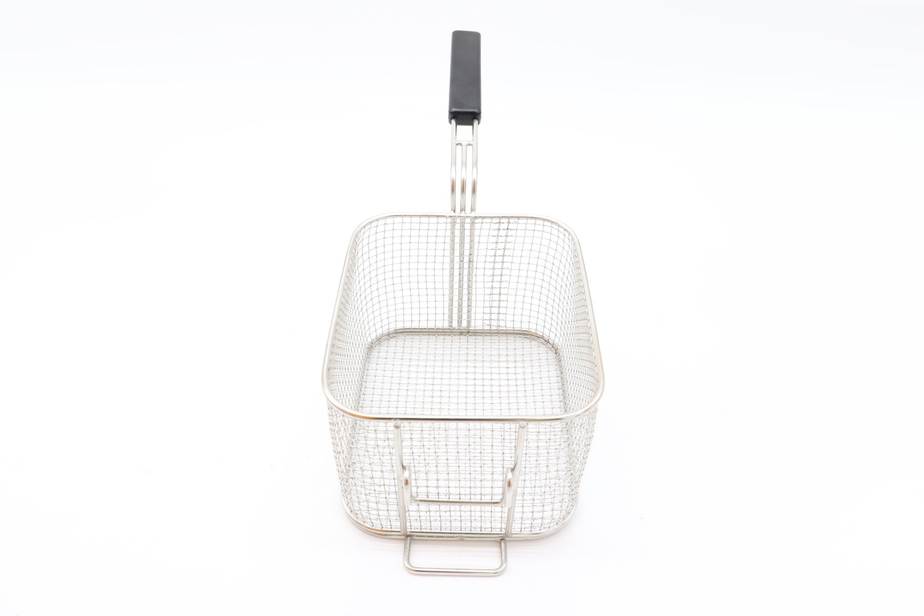 Friteuse à induction Maxima 8L avec panier de friture complet, vue de l'appareil et du panier en acier inoxydable.