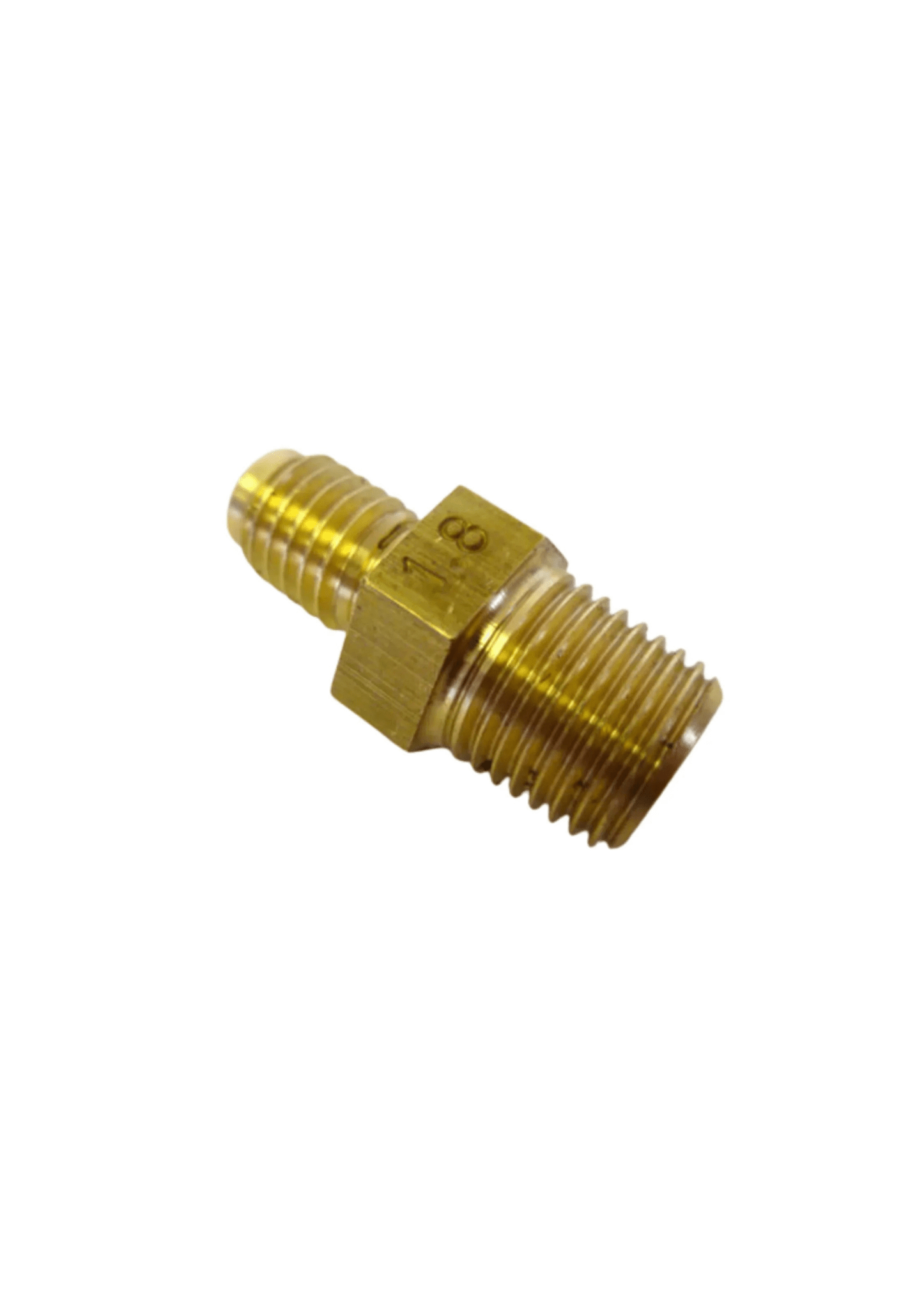 Injecteur gicleur GPL SHAAN, pièce détachée pour four tandoori, montrant le composant métallique avec connecteurs.