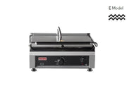 Grill panini professionnel rainuré/rainuré – 2,1 kW - SGS-TG-2530-E - image 1