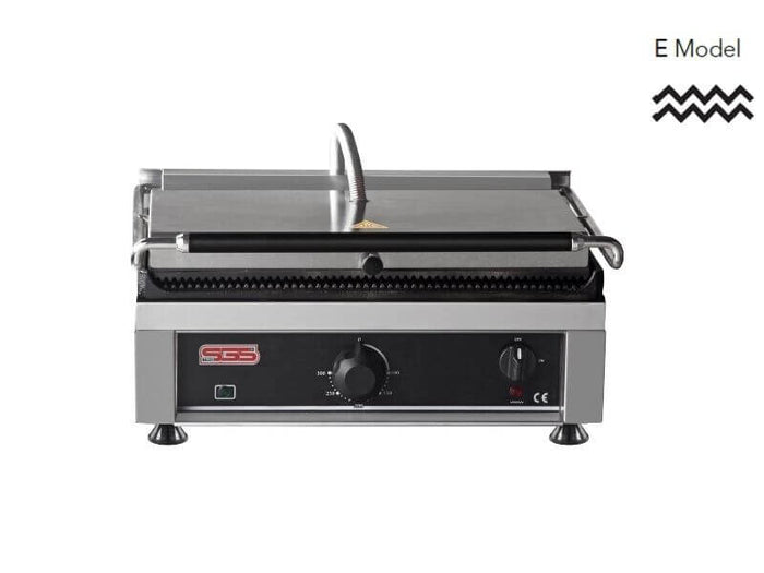 Grill panini professionnel rainuré/rainuré – 2,75 kW - SGS-TG-2740-E - image 1