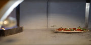 Four à pizza gaz rotatif à sole pierre – 6 x 30 cm – panneau tactile
