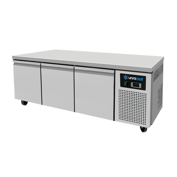 Refrigerated Comptoir | Low Modèle | 3 Drawers (1/1 GN) | 1610x700x600(h)mm - Unninox - image 2
