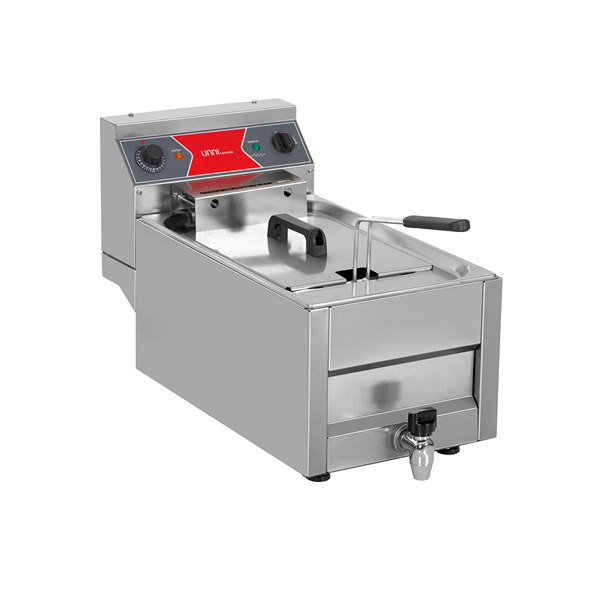 Fryer | électrique | 10L | 50°C/190°C | 9kW (400V) - Unninox