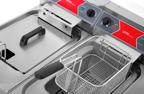 Fryer | électrique | 2x10L | 50°C/190°C | 2x9kW (400V) - Unninox - image 5