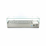 Réfrigérateur de préparation de comptoir - 140 cm - s'adapte à 6 x 1/3 GN