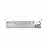 Réfrigérateur de préparation de comptoir - 150 cm - s'adapte à 6 x 1/3 GN