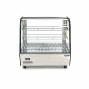 Vitrine chauffante Maxima de 120 L avec 3 étagères, 67,8 cm de large, pour présenter des aliments chauds.