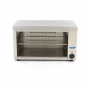 Grill salamandre Maxima de 64 x 30cm avec puissance de 3600W, adapté pour la cuisson professionnelle.