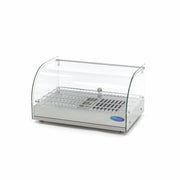 Vitrine chaude MAXIMA de 25 L avec une étagère, dimensions 55 cm, en verre ou acier, pour maintien de températures.