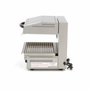 Grill salamandre Maxima de 44x32 cm, 2800W avec élévateur, plaque de cuisson en acier inoxydable, appareil de cuisson professionnel